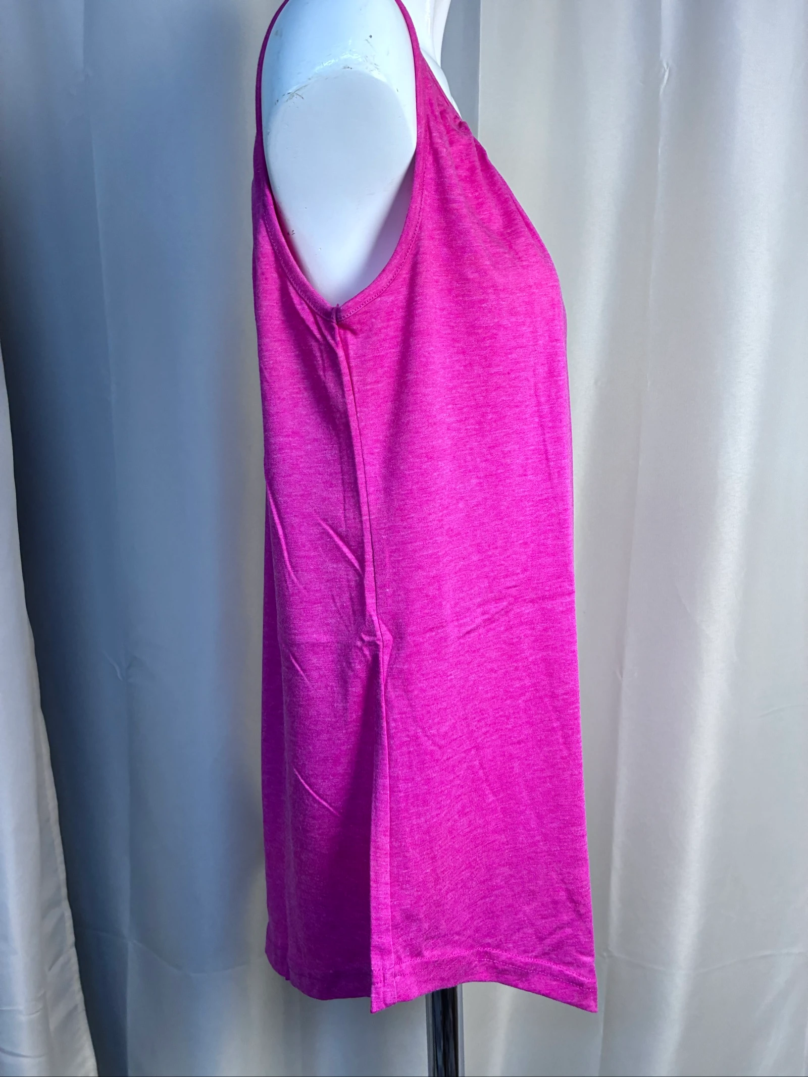 Roze Framboos / Fuchsia tanktop – Elegant & Comfortabel M – photo 4